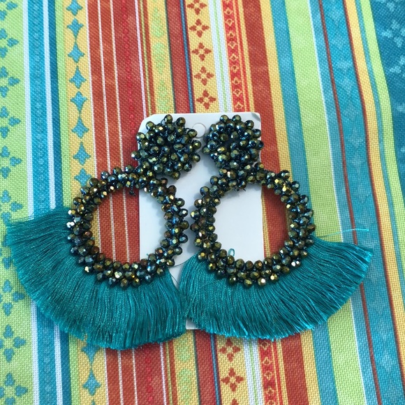 Jewelry - 🌴Turquoise Green Earrings🌴